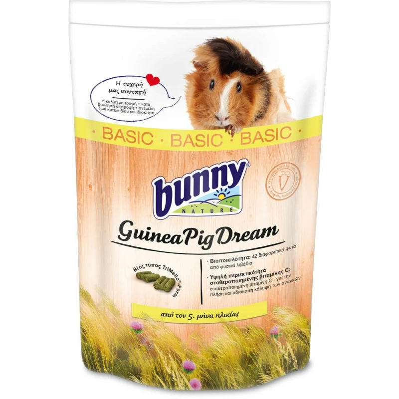 Bunny Nature Guinea Pig Dream Basic 750gr ΜΙΚΡΑ ΖΩΑ - ΚΟΥΝΕΛΙΑ
