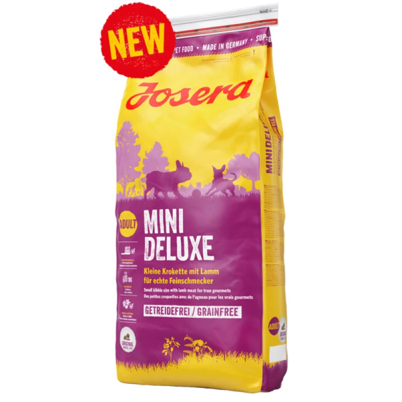 Josera Mini Deluxe Grain Free  με Αρνί (5x900gr) 4,5kg ΞΗΡΑ ΤΡΟΦΗ ΣΚΥΛΟΥ