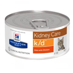 Hill's Prescription Diet k/d Kidney Care για Γάτες με Κοτόπουλο 156gr Hill's Prescription Diet k/d Kidney Care για Γάτες με Κοτόπουλο 156gr