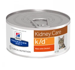 Hill's Prescription Diet k/d Kidney Care για Γάτες με Κοτόπουλο 156gr Hill's Prescription Diet k/d Kidney Care για Γάτες με Κοτόπουλο 156gr