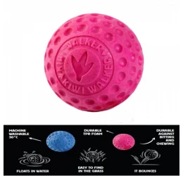 Παιχνίδι Σκύλου Kiwi Walker Lets Play Ball 6,5cm Pink