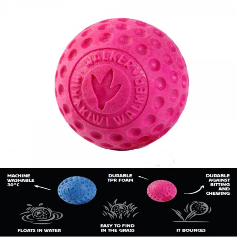 Παιχνίδι Σκύλου Kiwi Walker Lets Play Ball 6,5cm Pink ΣΚΥΛΟΙ