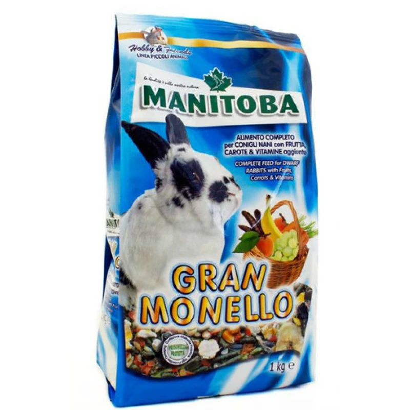 ΤΡΟΦΗ ΓΙΑ ΚΟΥΝΕΛΙΑ ΝΑΝΟΥΣ MANITOBA GRAN MONELLO 1KG ΤΡΟΦΕΣ ΚΟΥΝΕΛΙΩΝ