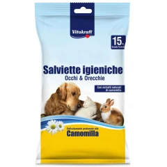 Vitakraft Μαντηλάκια Καθαρισμού για Μάτια και Αυτιά 15τεμ Vitakraft Μαντηλάκια Καθαρισμού για Μάτια και Αυτιά 15τεμ