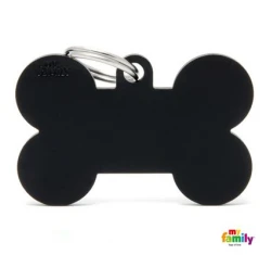 Ταυτότητα Σκύλου My Family Basic Black Bone Xlarge Tag 4,8x3,15cm Ταυτότητα Σκύλου My Family Basic Black Bone Xlarge Tag 4,8x3,15cm