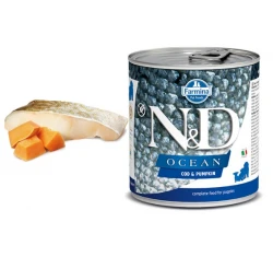 N&D Ocean Wet Codfish & Pumpkin Puppy 285gr 6τμχ