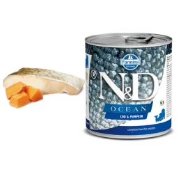N&D Ocean Wet Codfish & Pumpkin Puppy 285gr 6τμχ