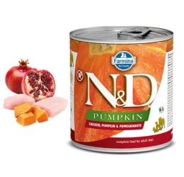 N&D Pumpkin Wet Chicken & Pomegranate 285gr 6τμχ