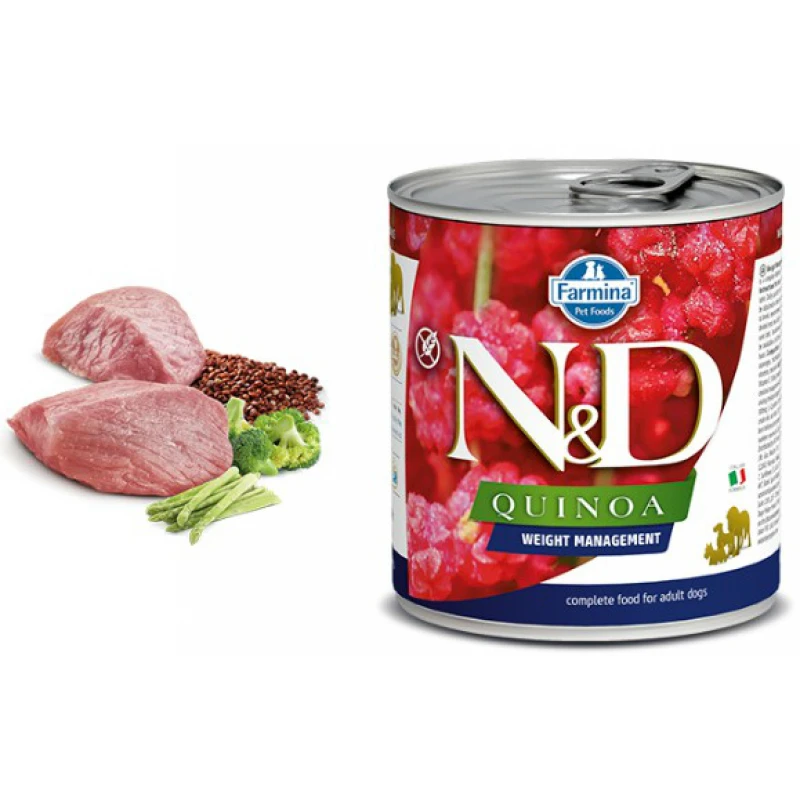 N & D QUINOA WET WEIGHT MANAGEMENT LAMB 285GR (3 + 3 ΔΩΡΟ) ΥΓΡΗ ΤΡΟΦΗ - ΚΟΝΣΕΡΒΕΣ ΣΚΥΛΟΥ