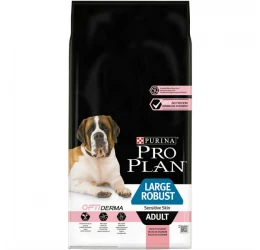 Pro Plan Adult Large Robust Sensitive Skin Optiderma με σολομό 14kg + Δώρο Dentalife Large  Pro Plan Adult Large Robust Sensitive Skin Optiderma με σολομό 14kg + Δώρο Dentalife Large