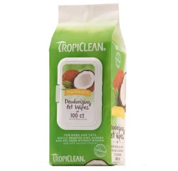 Μαντηλάκια Καθαρισμού Tropiclean Hypoallergenic 100 τμχ Μαντηλάκια Καθαρισμού Tropiclean Hypoallergenic 100 τμχ