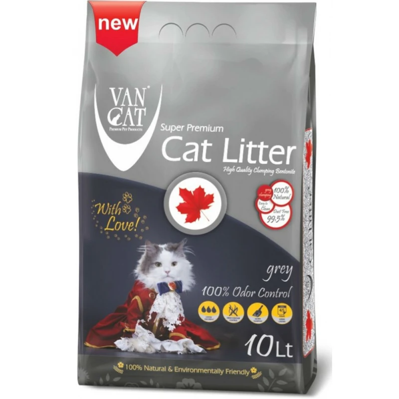 VAN CAT CLUMPING GREY ODOUR CONTROL CANADA 9kg ΓΑΤΕΣ