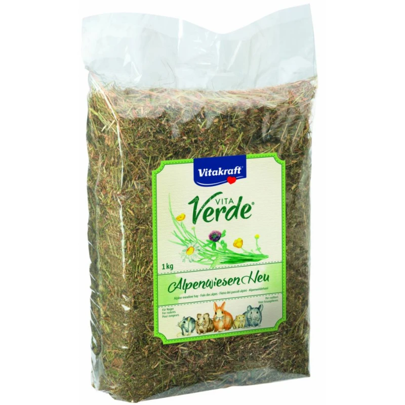 Χόρτο αρωματικό για όλα τα τρωκτικά Vita Verde "Meadow Hay" 1kg ΜΙΚΡΑ ΖΩΑ - ΚΟΥΝΕΛΙΑ